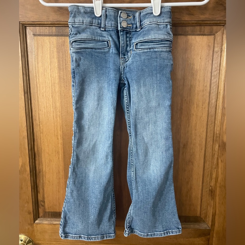 Abercrombie Kid’s Light Blue High Rise Flare Jeans